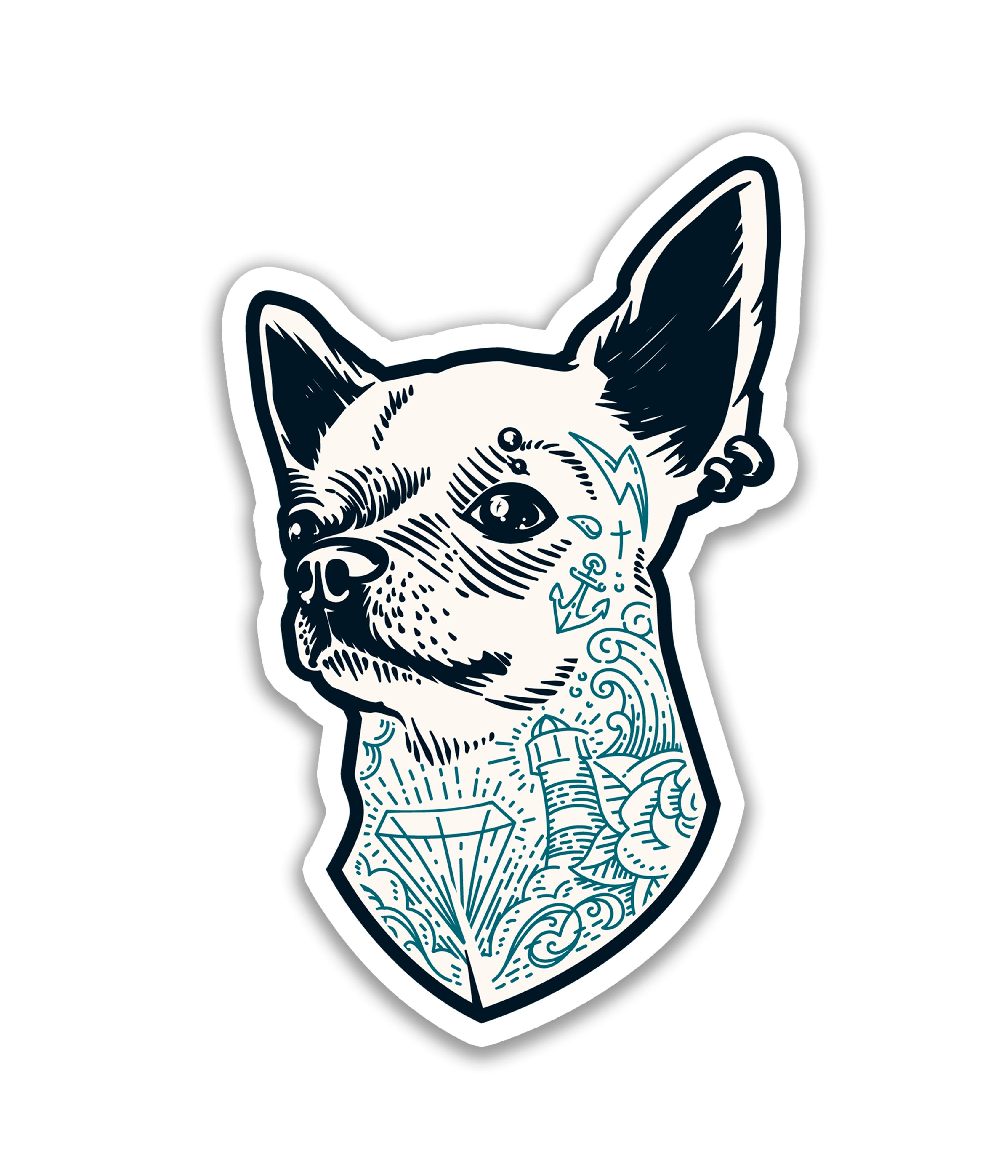 Bad Chihuahua - Rei do Sticker