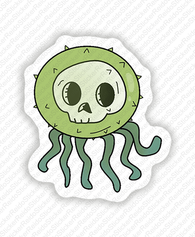 Baiapol Skull - Rei do Sticker