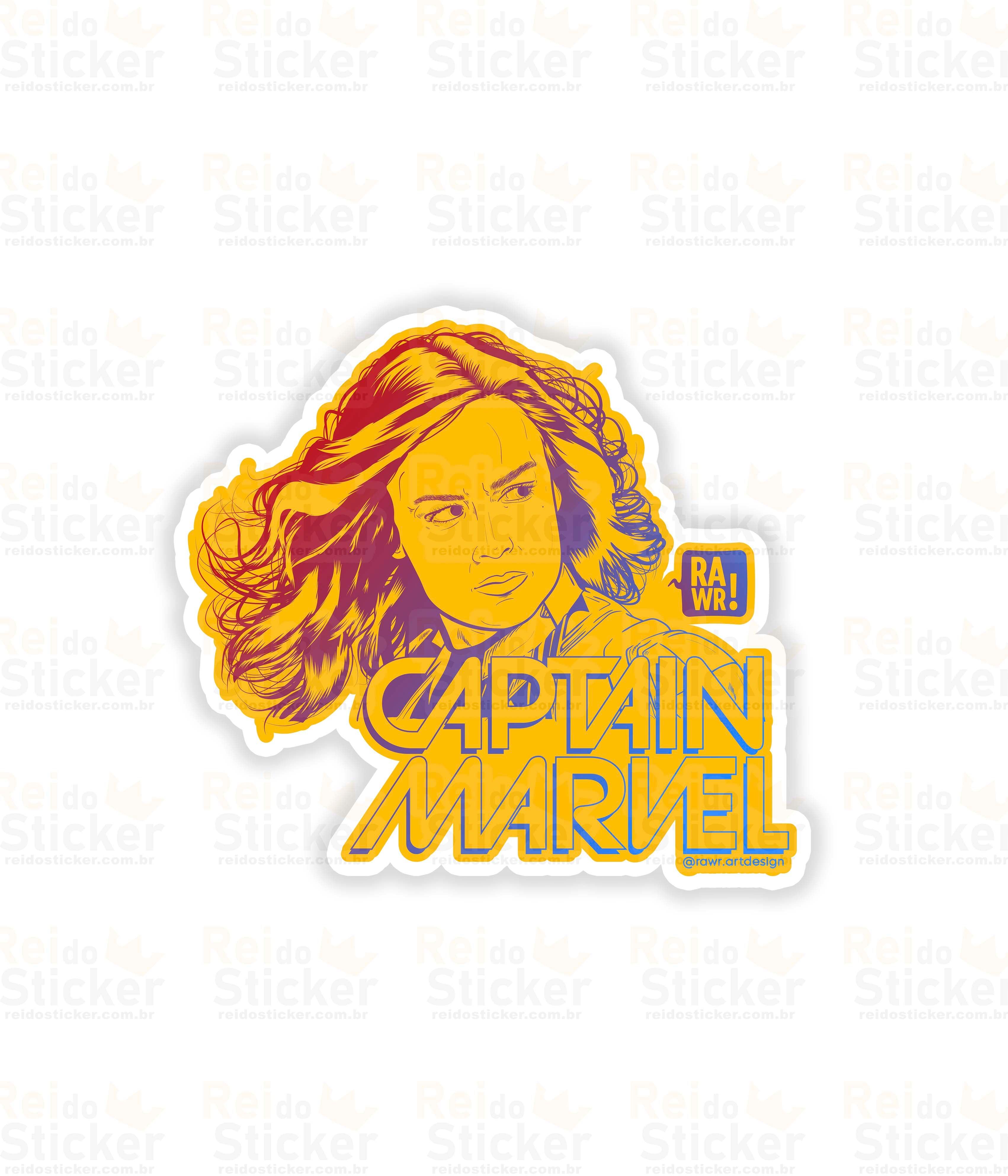 Capitã Marvel - Rei do Sticker