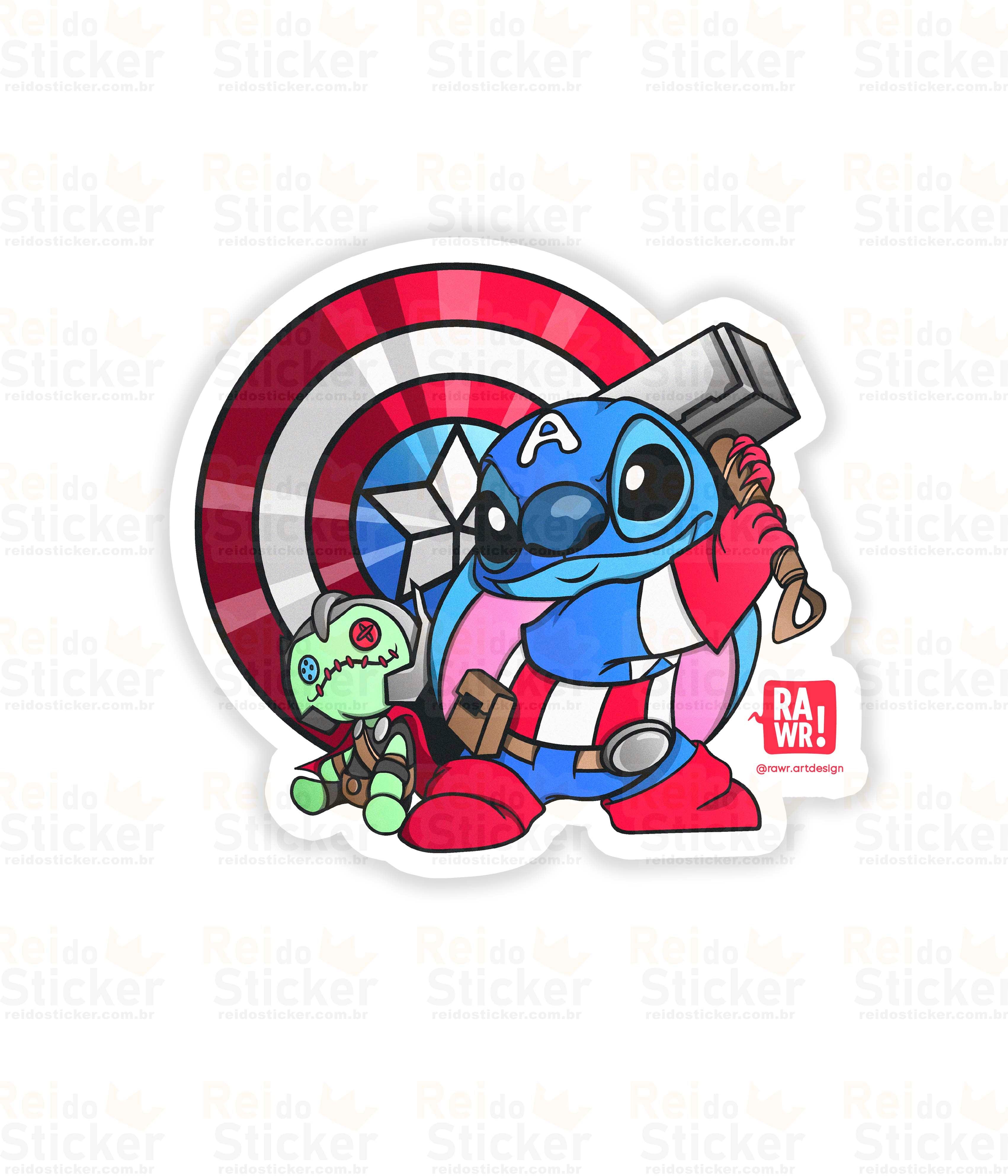 Capitão Stitch - Rei do Sticker