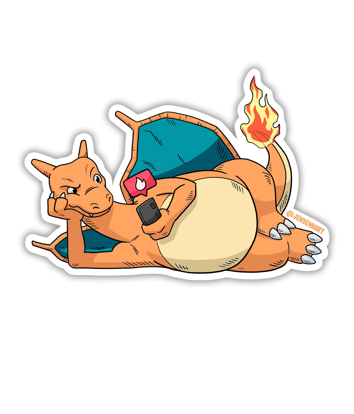 Charizard Merlin Sticker Charizard