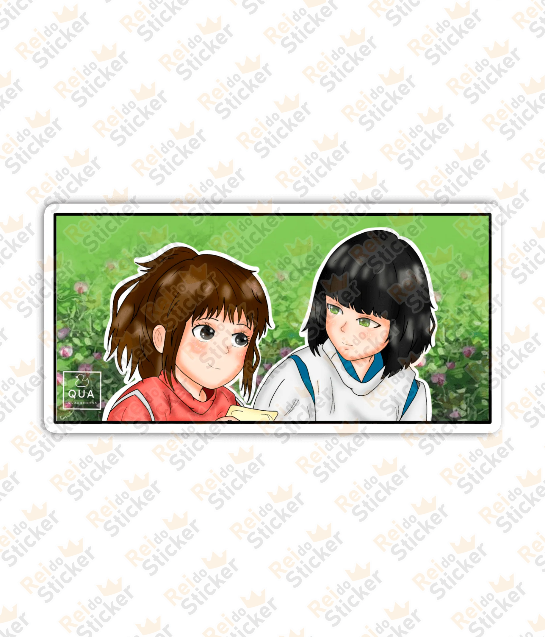 Chihiro e Haku - Rei do Sticker