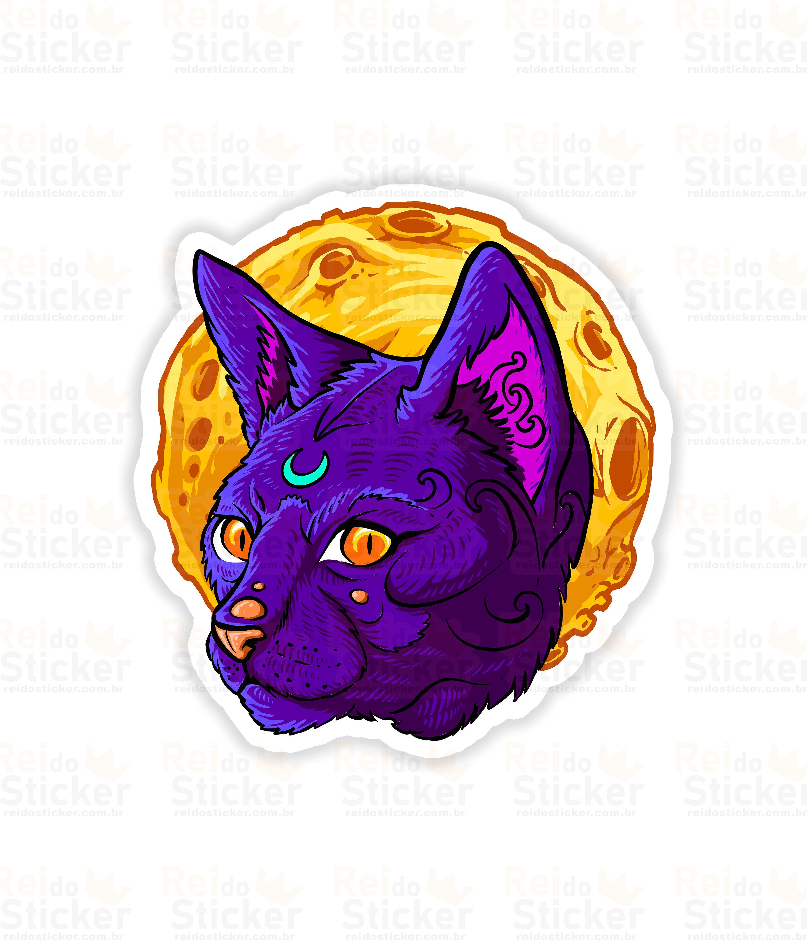 Gato Da Lua - Rei do Sticker