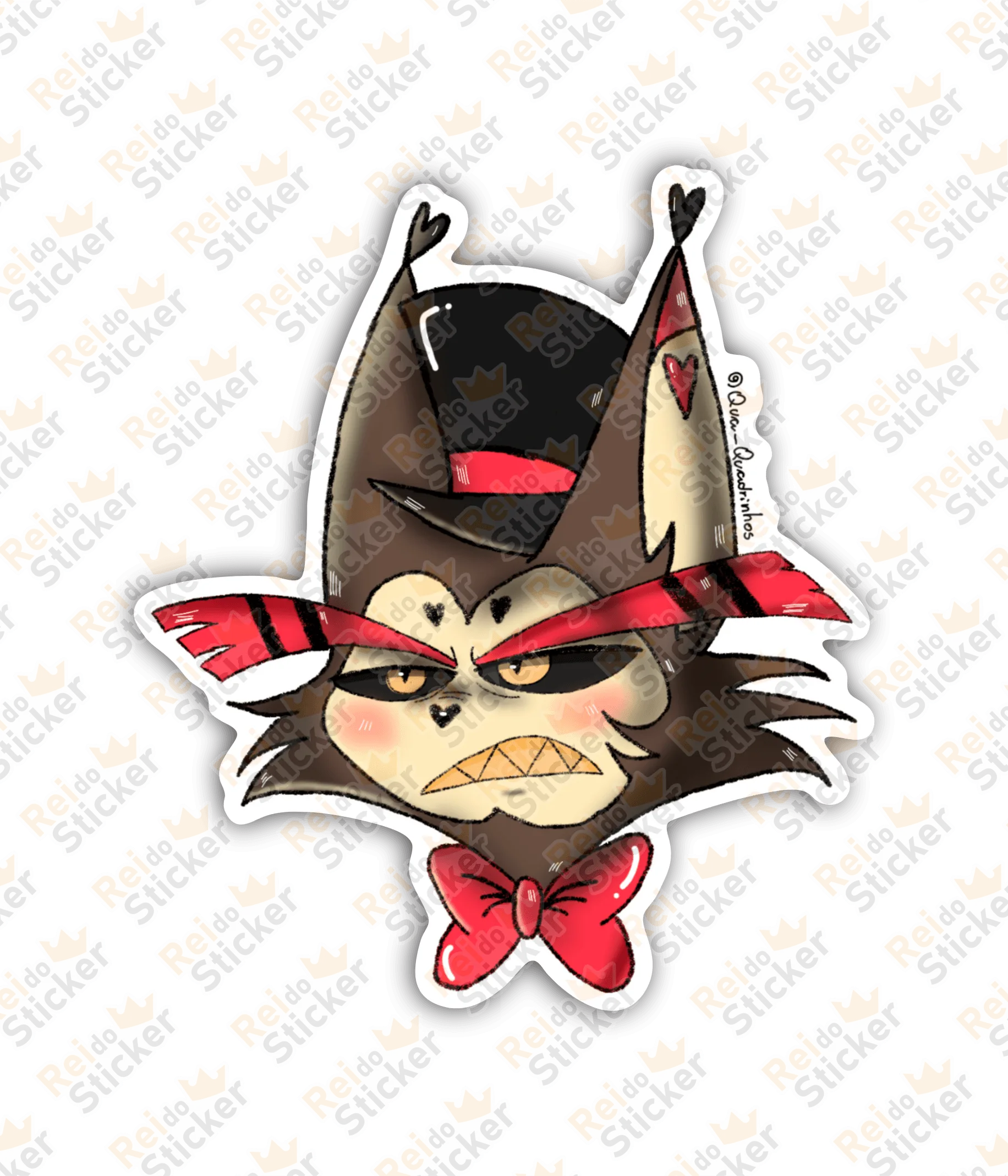 Husker - Hazbin Hotel - Rei do Sticker