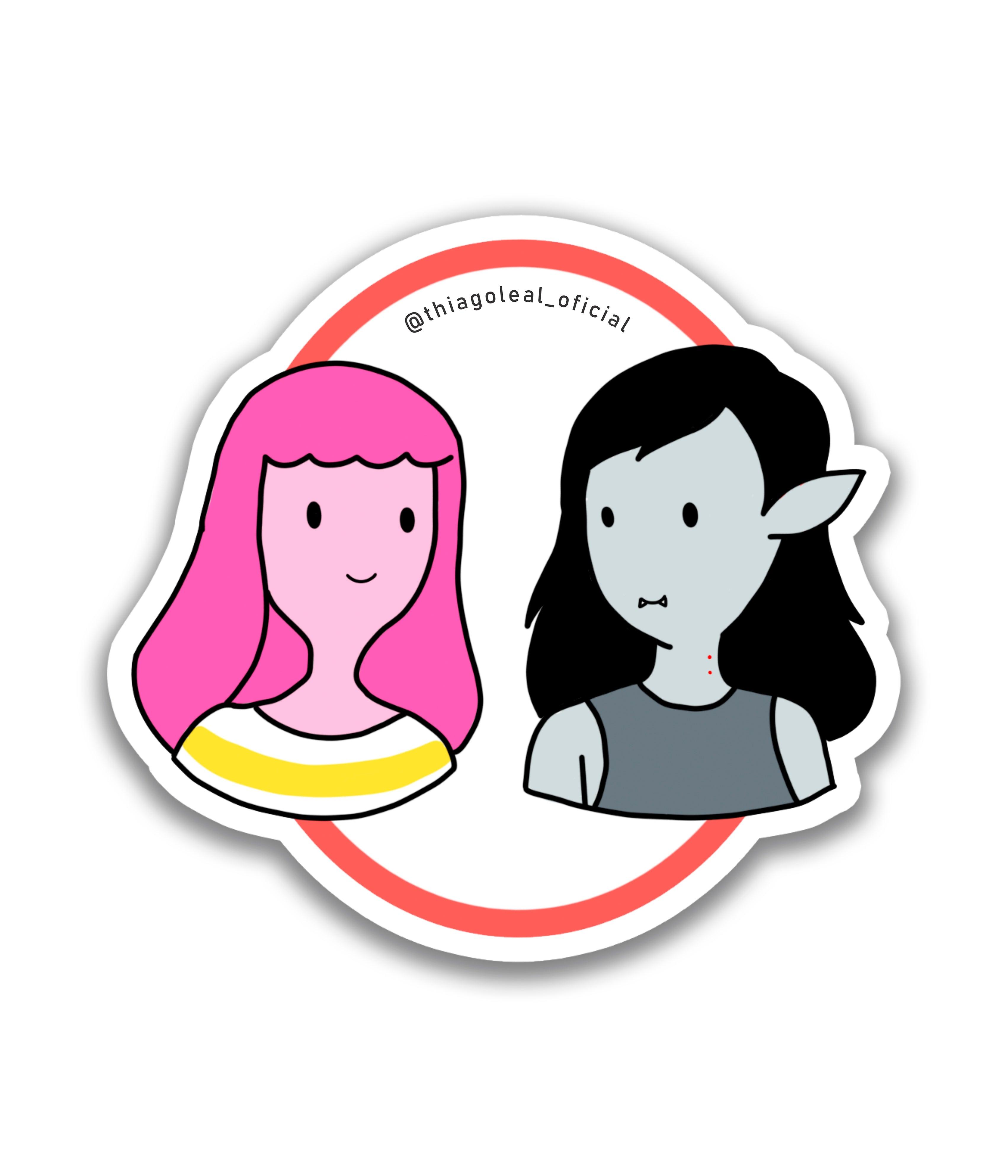 Jujuba e Marceline - Rei do Sticker