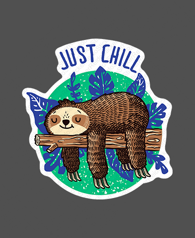 Just Chill - Rei do Sticker
