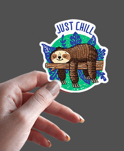 Just Chill - Rei do Sticker