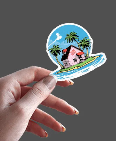 Kame House - Rei do Sticker