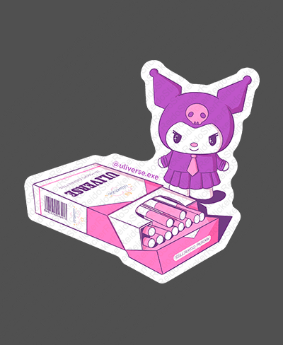 Kuromi - Rei do Sticker