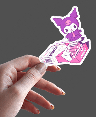 Kuromi - Rei do Sticker