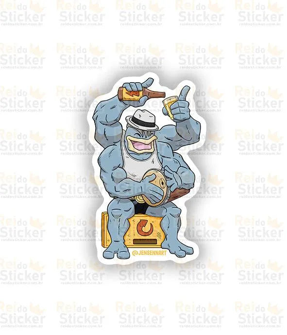Machamp Pokemon Sticker MACHAMP – Rei do Sticker