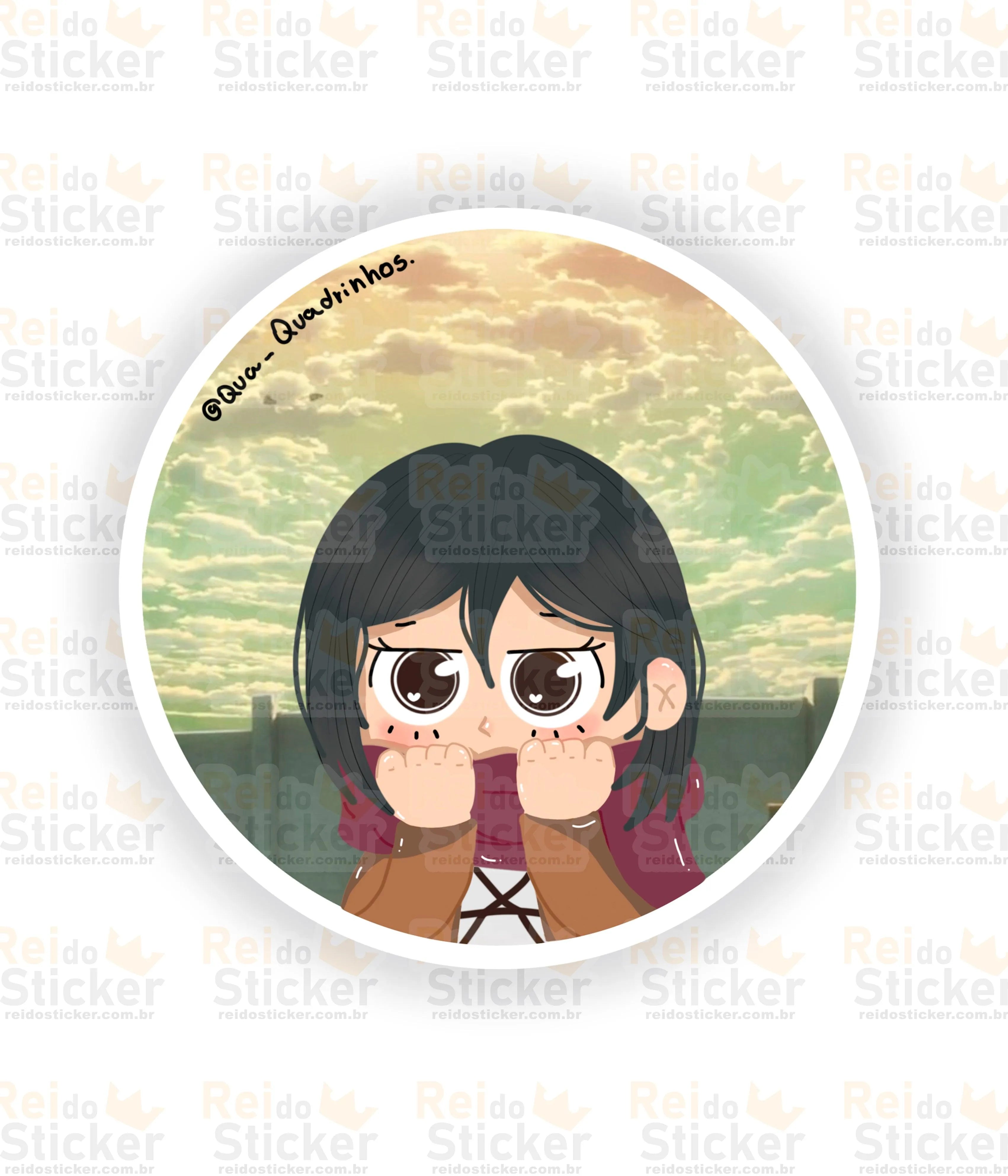 Mikasa - Rei do Sticker