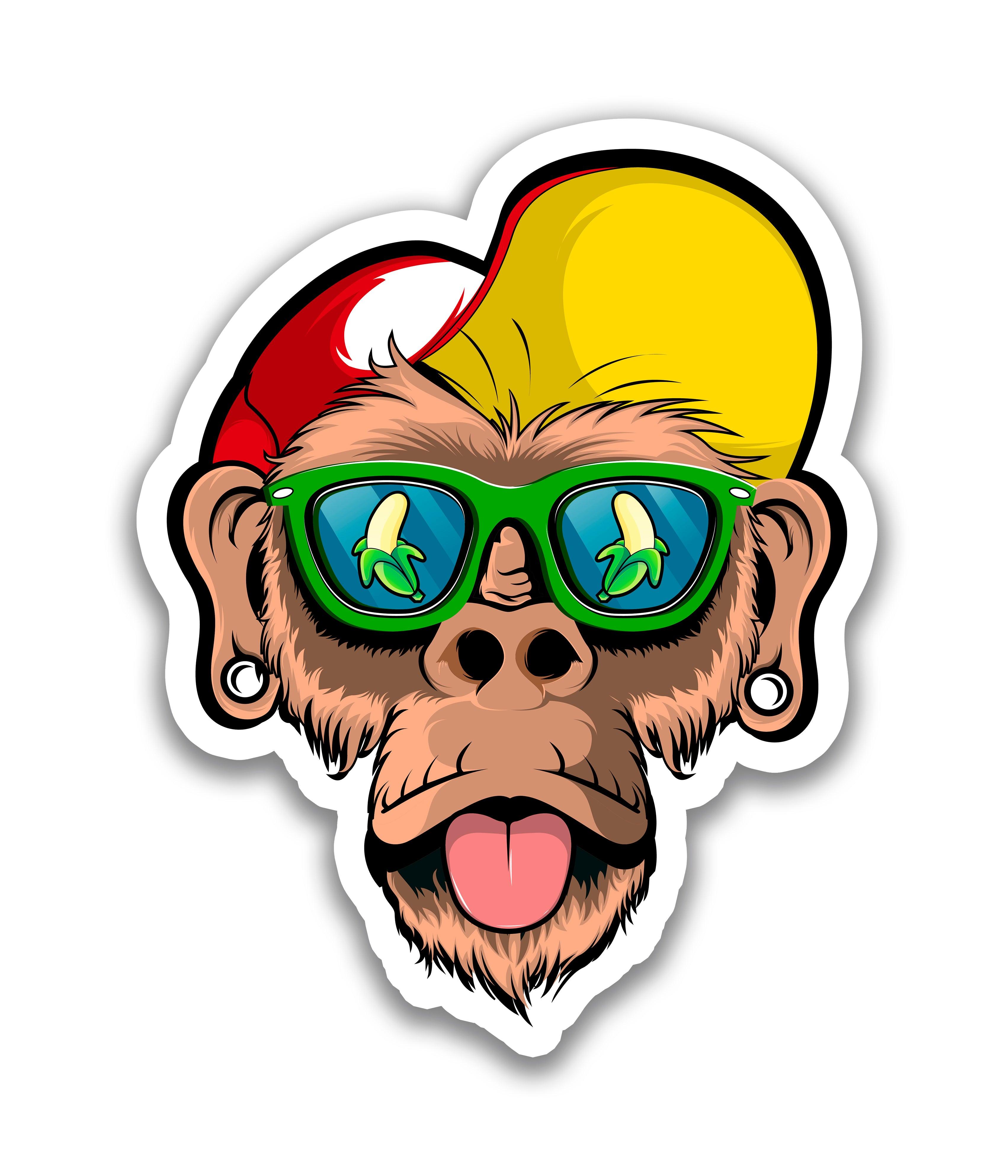 Monkey na Ilusão - Rei do Sticker