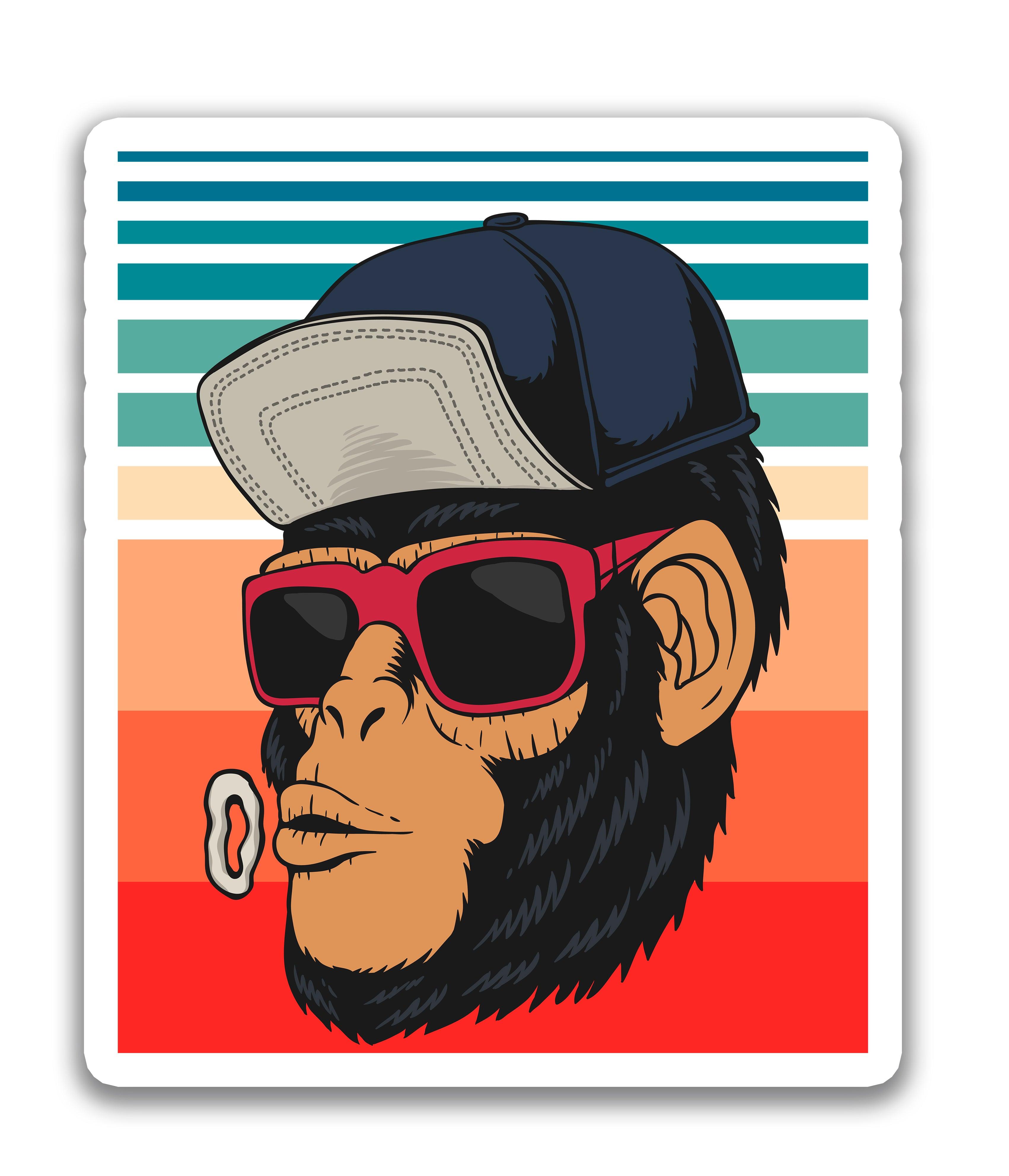 Monkey - Rei do Sticker