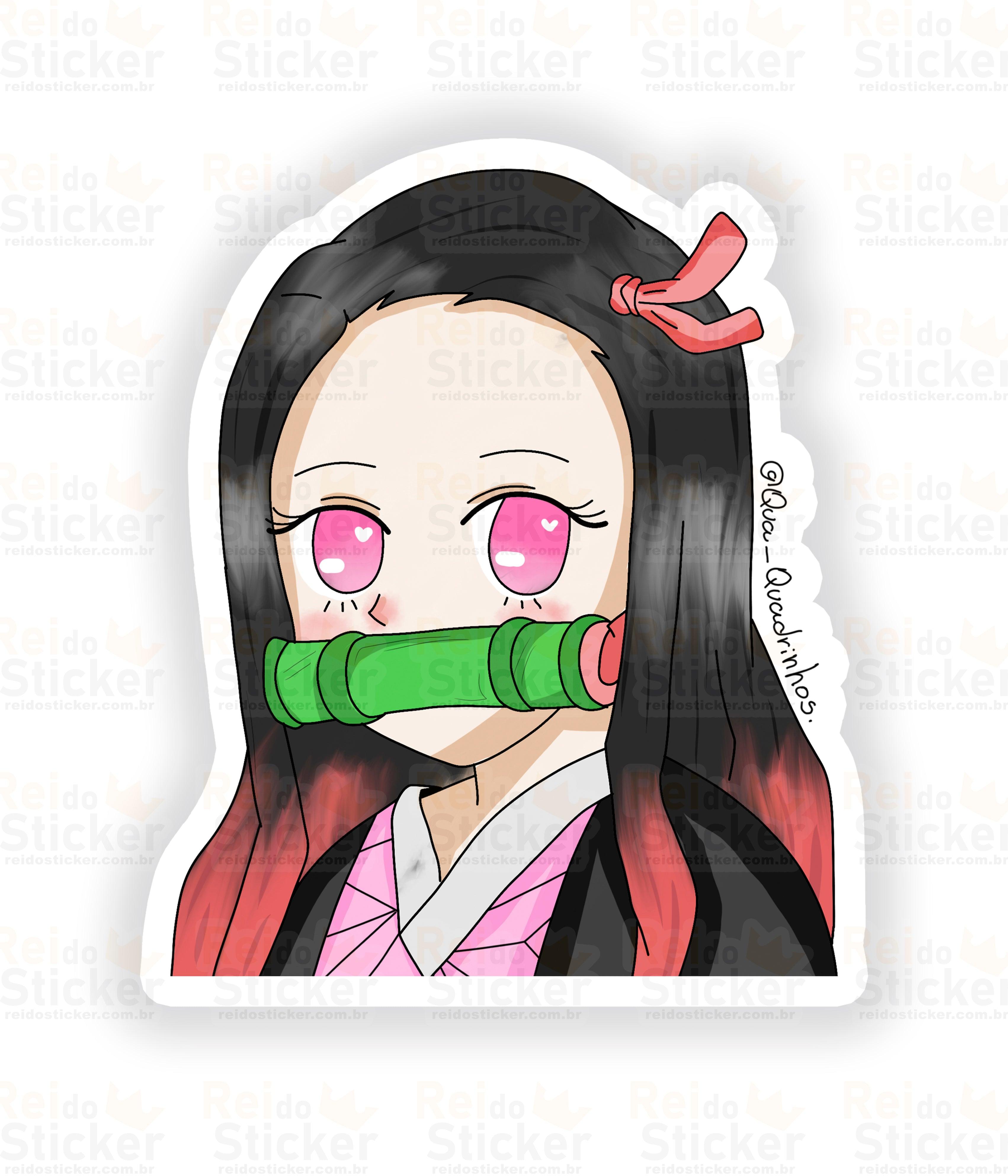 Nezuko Chan - Rei do Sticker