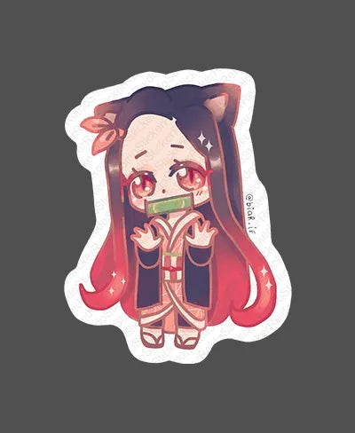 Nezuko - Rei do Sticker