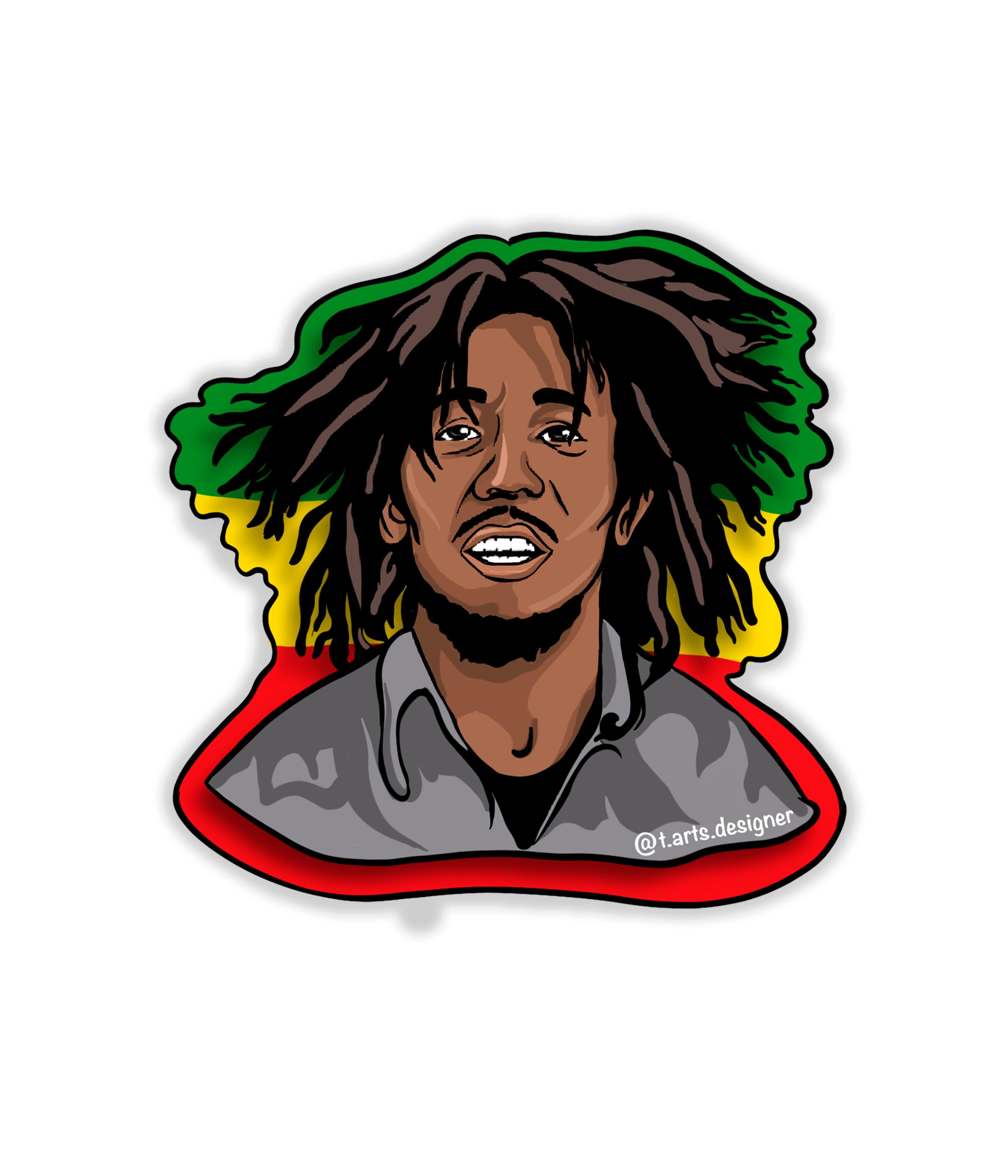 O Rei Bob Marley - Rei do Sticker
