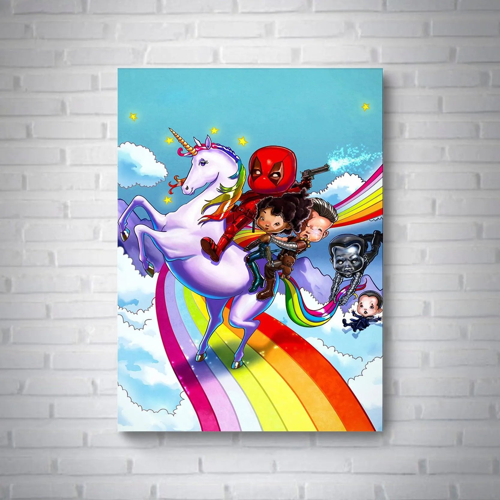 Quadro Dead Pool - Rei do Sticker