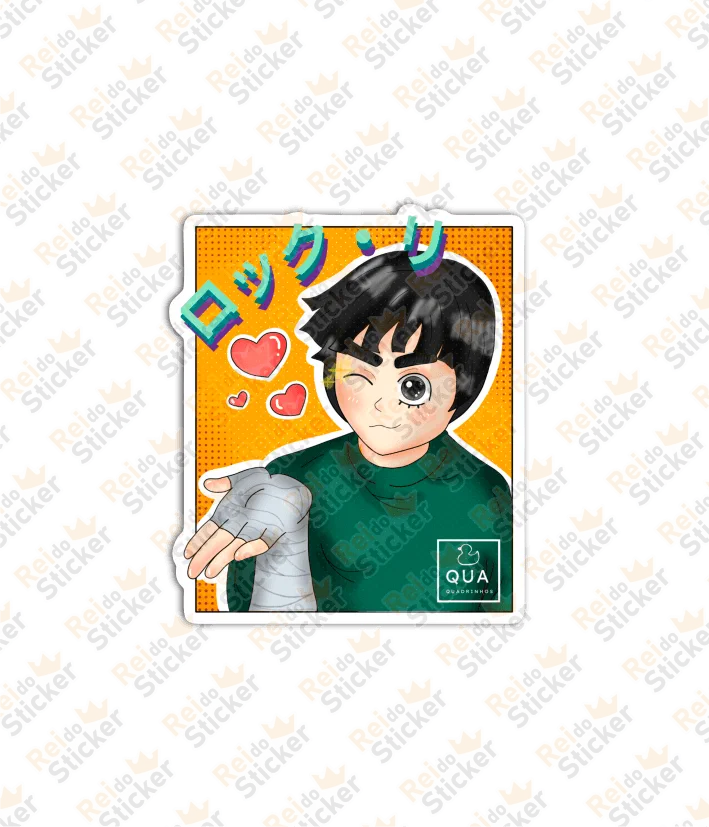 Rock lee - Rei do Sticker