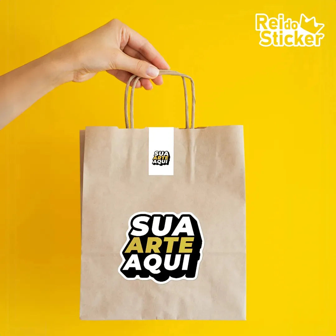 RÓTULOS EM VINIL A PROVA D'ÁGUA - Rei do Sticker