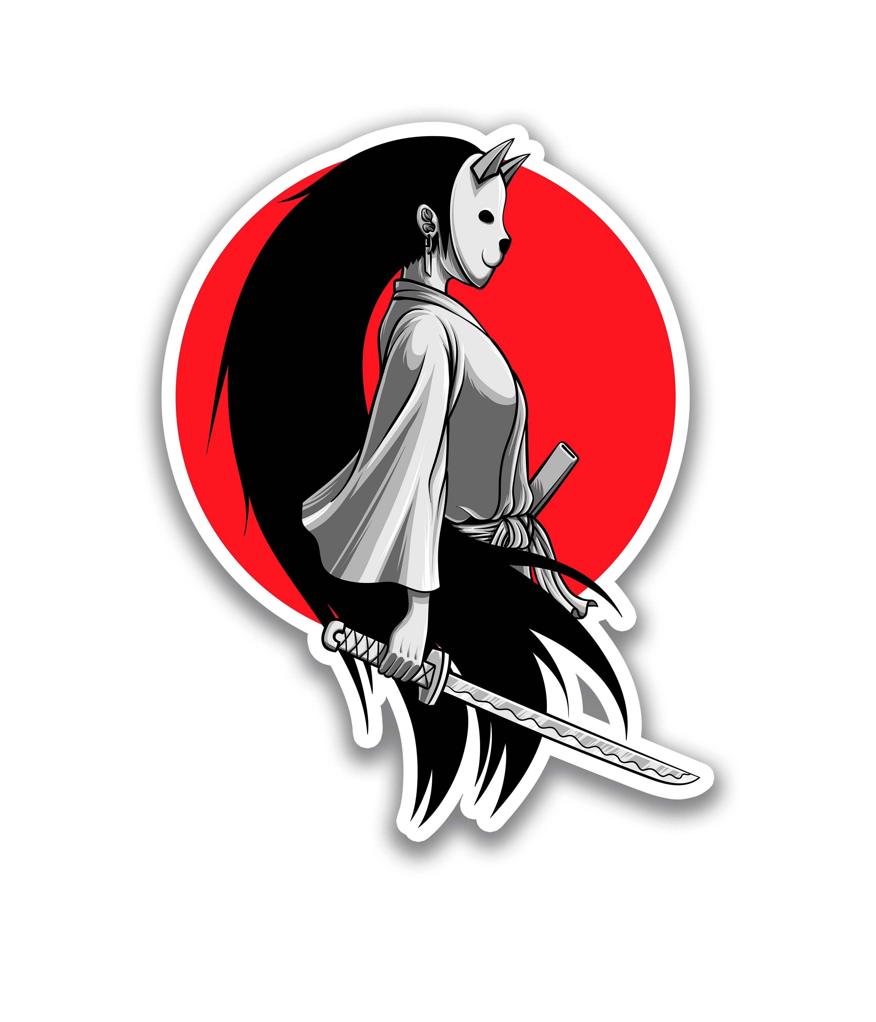 Samurai - Rei do Sticker