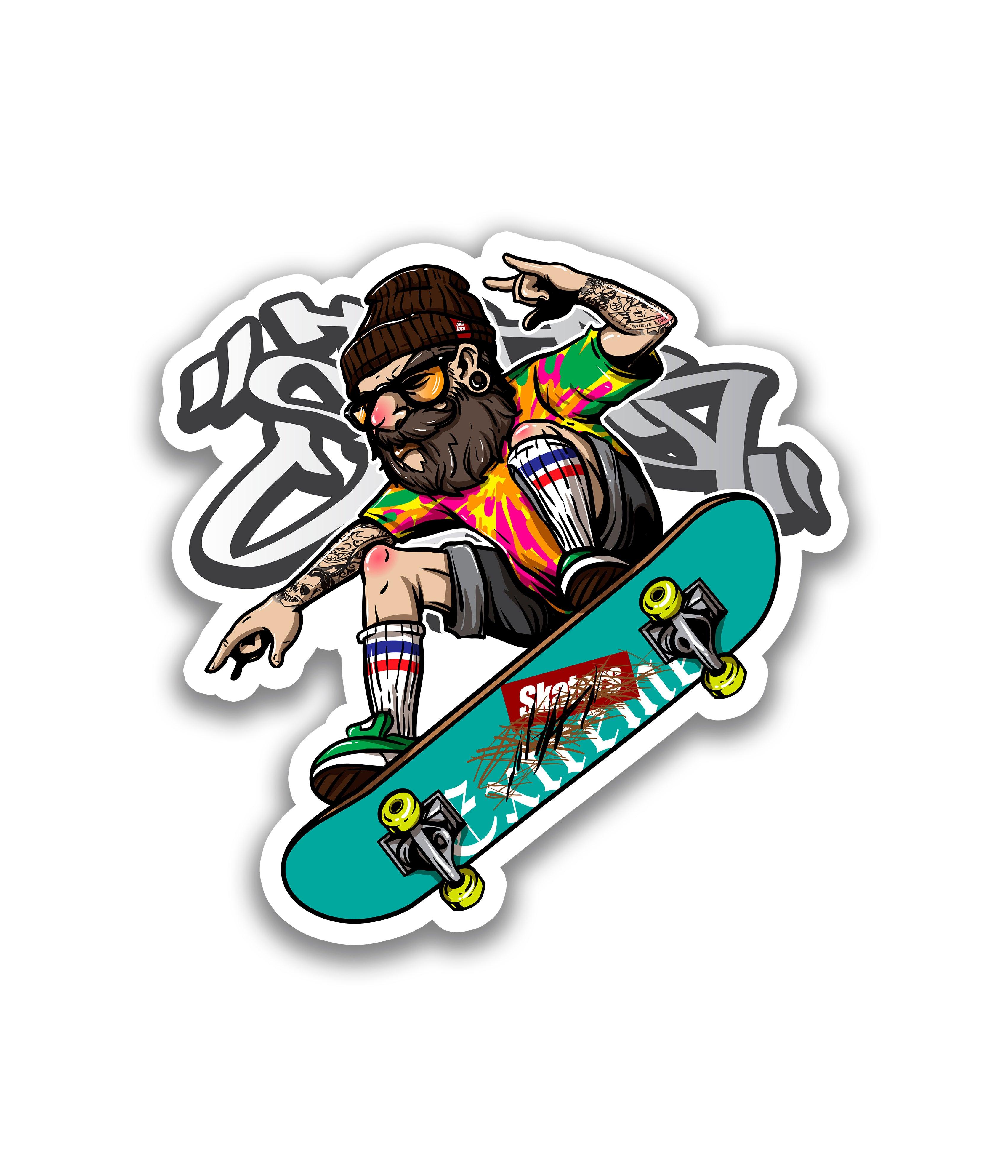 skate - Rei do Sticker