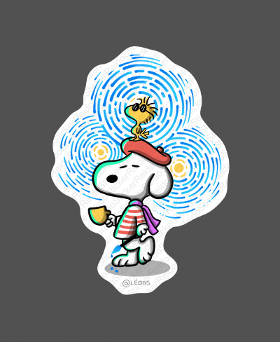 Snoopy - Rei do Sticker