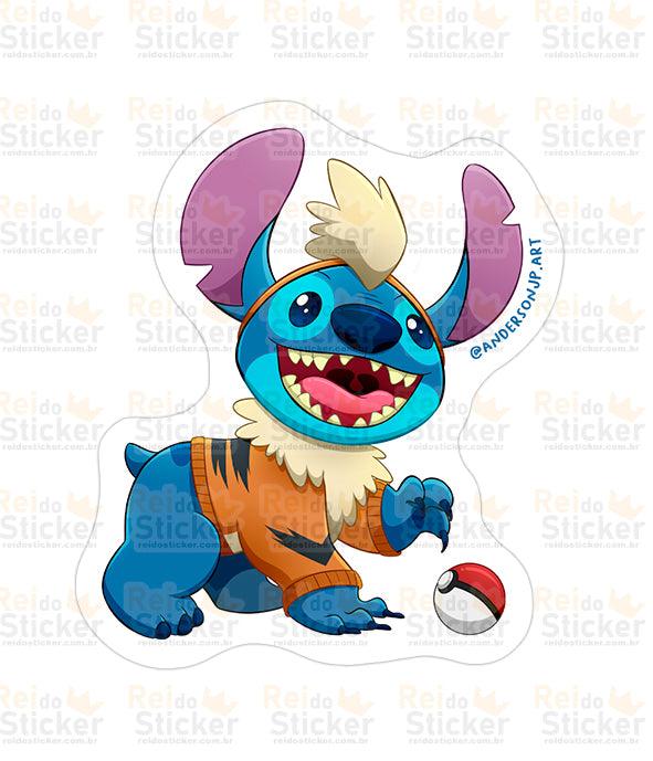 Stitch Pokemon - Rei do Sticker