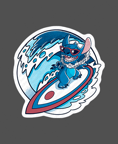 Surf Stitch - Rei do Sticker