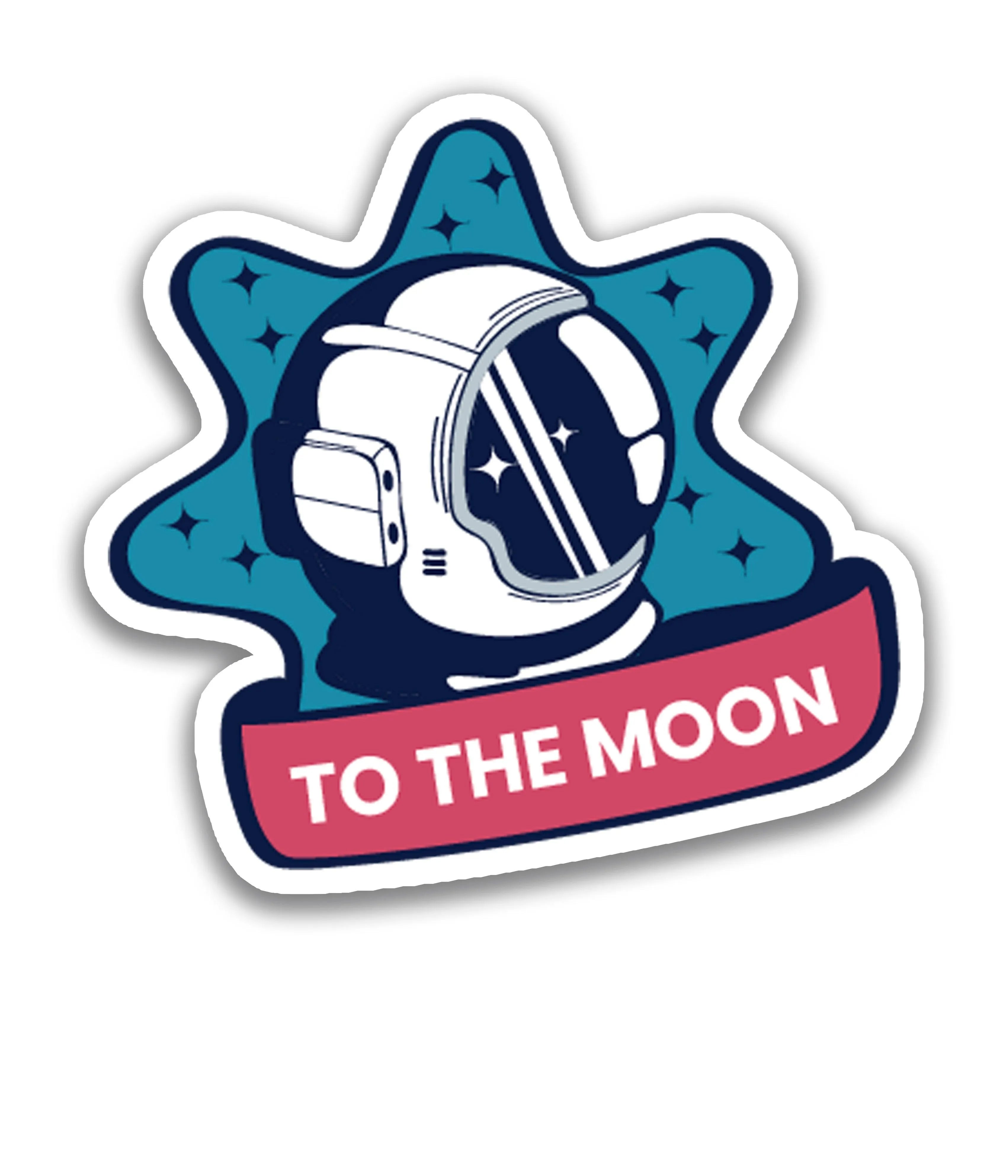 The moon - Rei do Sticker