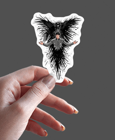 Three Eyed Raven - Rei do Sticker