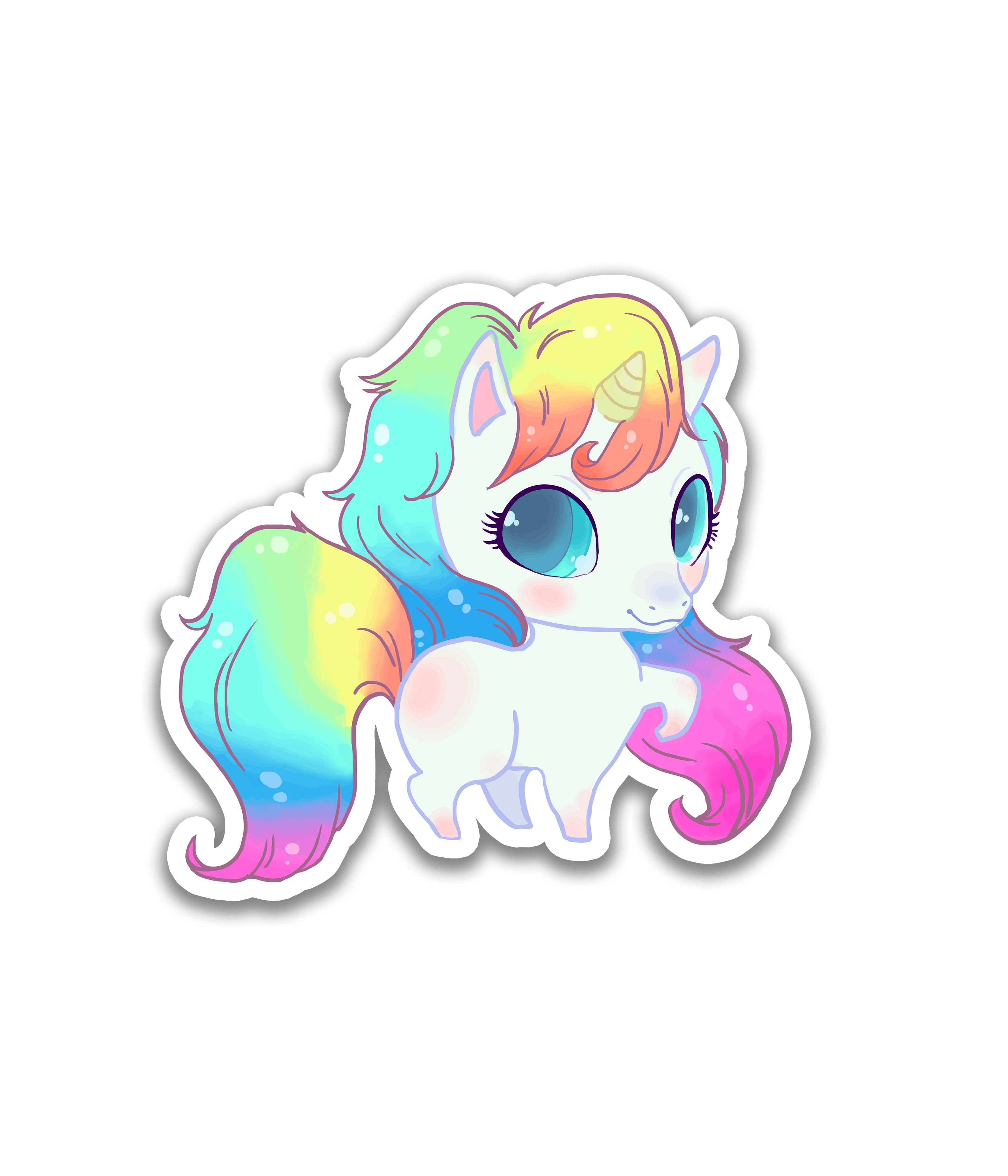 Unicornio Colorido - Rei do Sticker