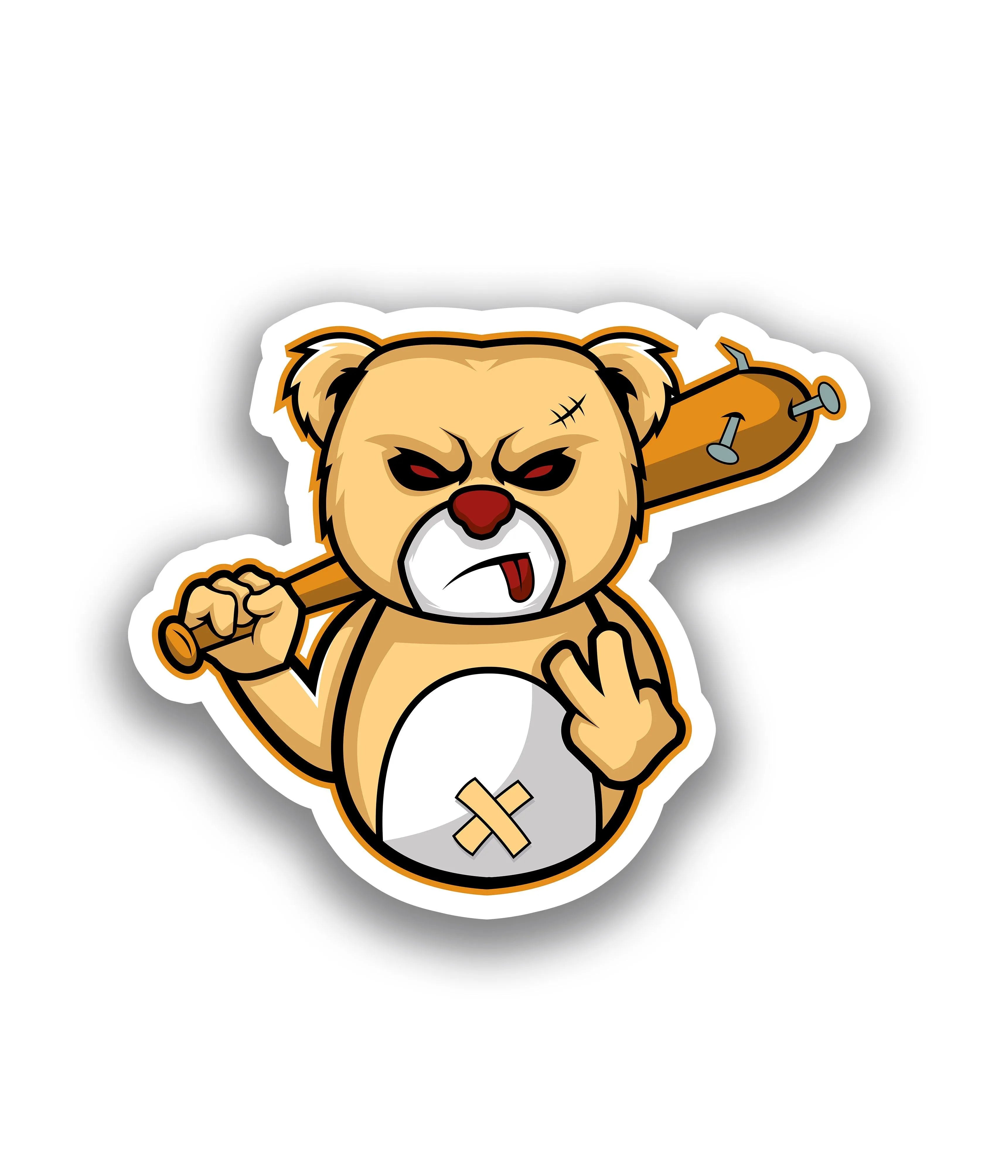 Urso do Mal - Rei do Sticker