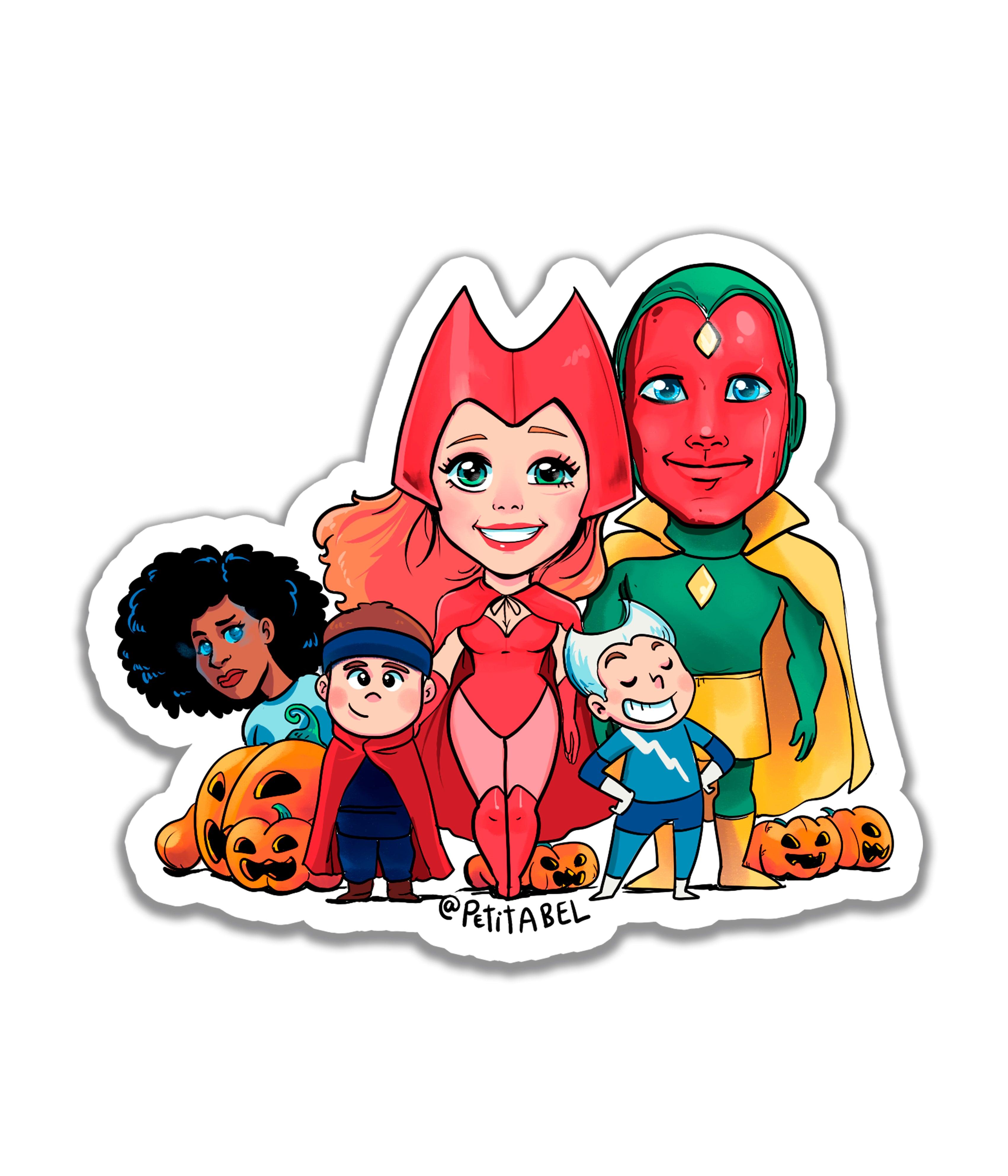Wandavision Family - Rei do Sticker