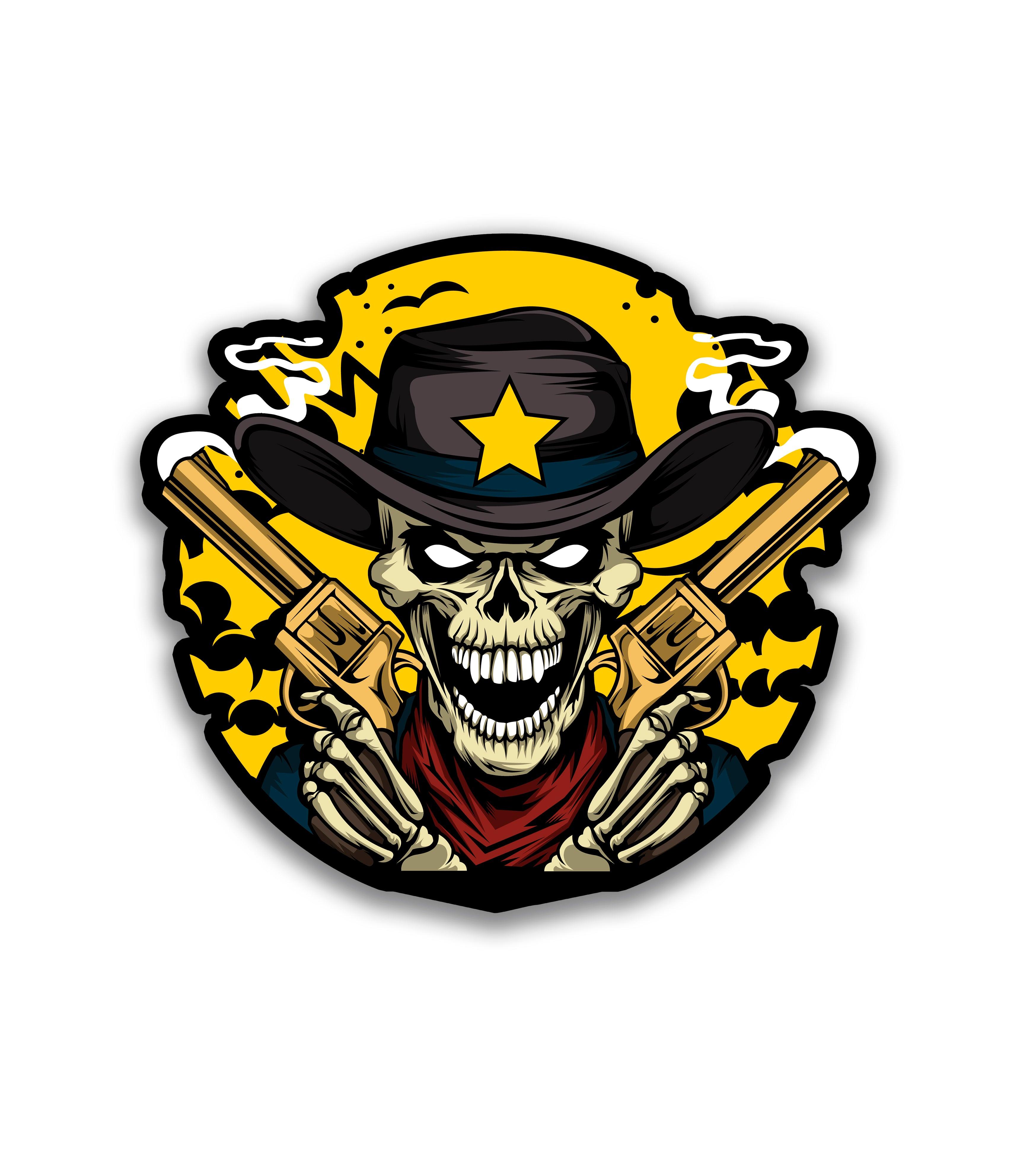 Xerife Skull - Rei do Sticker