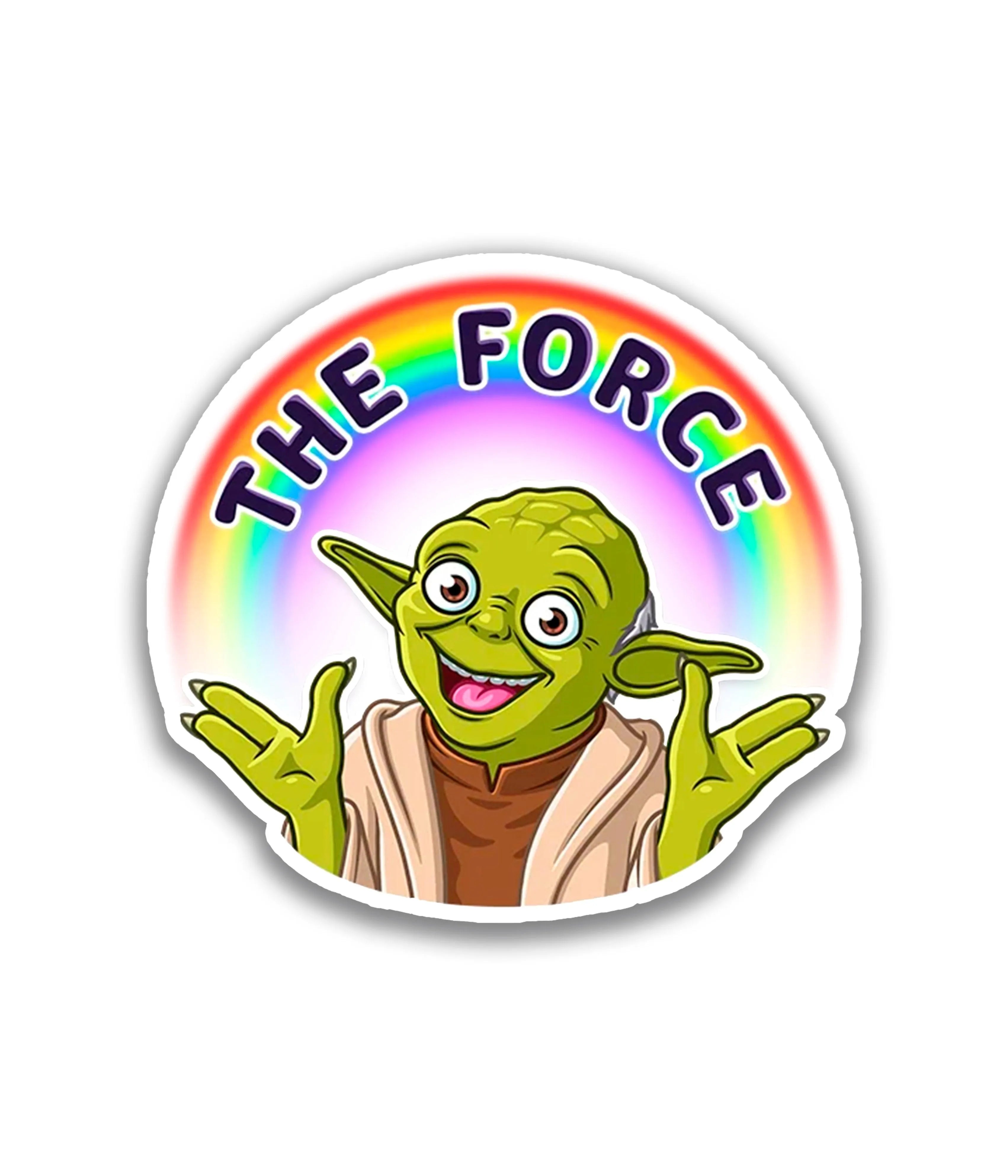 Yoda the force - Rei do Sticker